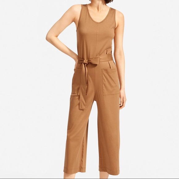 NWT Everlane jumpsuit in toasted coconut - Picture 2 of 4